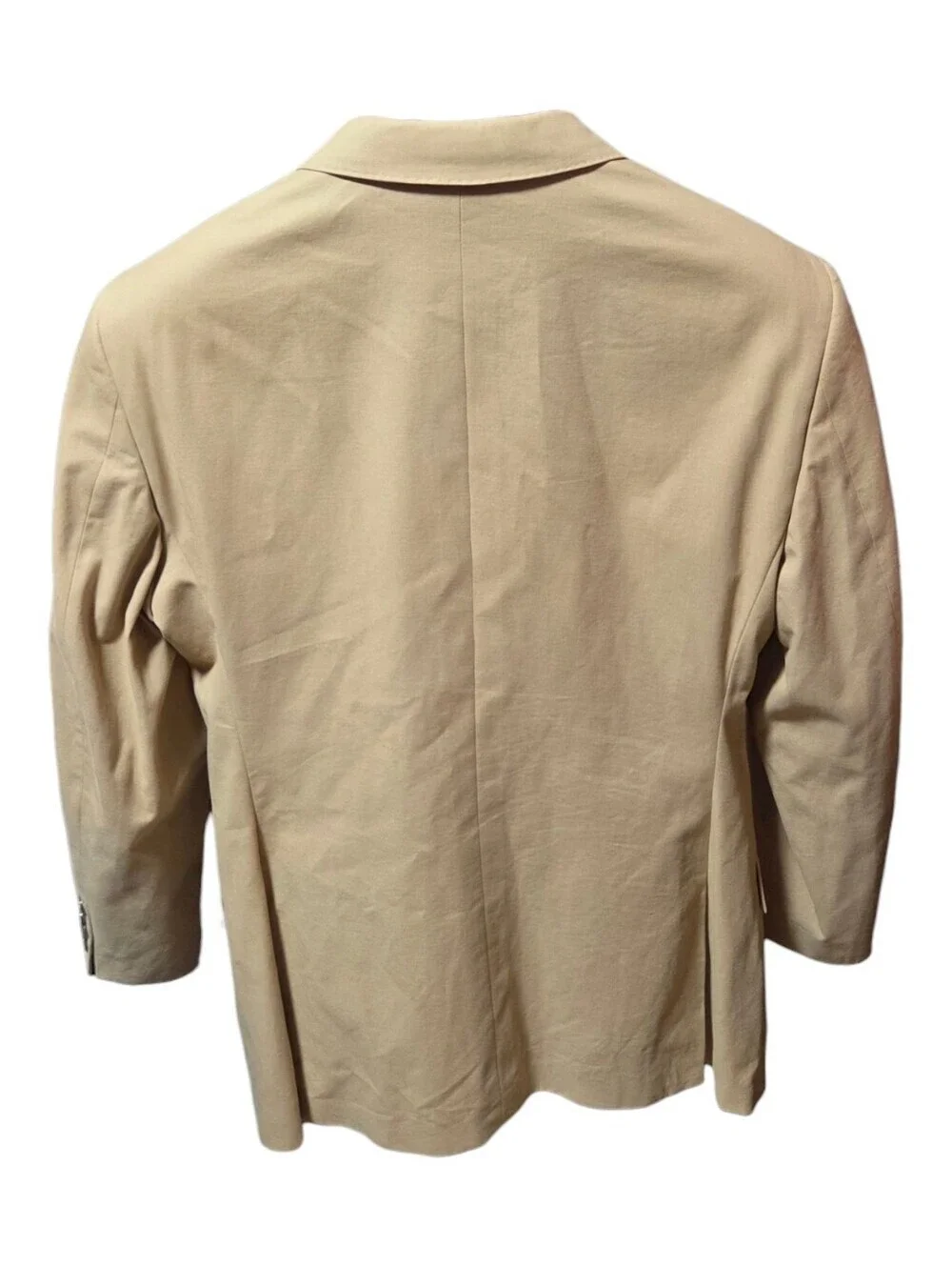 J.Crew Larusmiani Ludlow Khaki Tan Cotton Blazer Sport Coat Size 40R